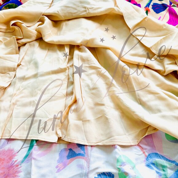 FARM RIO Fairies Sand Slip Midi Dress NWT - Picture 7 of 12